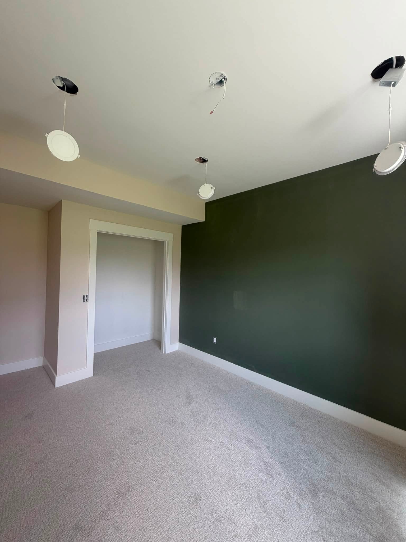 Interior painting after